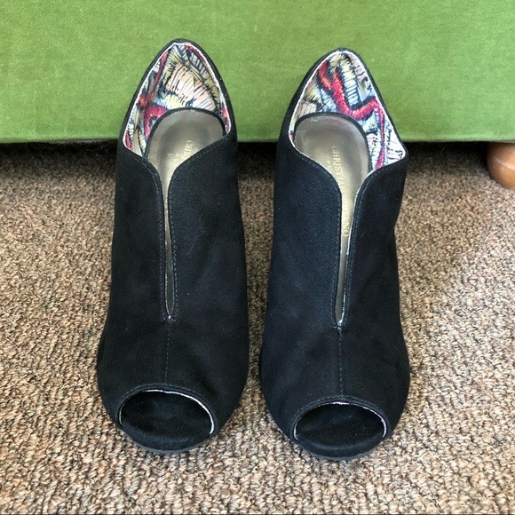 Christian Siriano Shoes - Christian Siriano peep toe booties